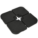Gewichtsplatten f¨¹r Sonnenschirmst?nder, bef¨¹llbar, wetterbest?ndig, 104 cm x 104 cm x 7,5H cm, Schwarz