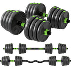 Hantelset verstellbar 30 KG Kurzhantel Set Kurzhanteln Langhanteln Hanteln Set für Krafttraining