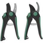 Gartenwerkzeug Set 2 St¨¹ck Garten Werkzeug aus Metall Gartenger?te mit Gartenschere Gr¨¹n+Schwarz