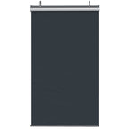 Senkrechtmarkise, h?henvestellbar, Kettenzug, inkl. Haken, 124 cm x 222 cm, Dunkelgrau