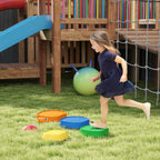 Balanciersteine f¨¹r Kinder 5 St¨¹ck Rutschfest stapelbar 2-8 Jahren f¨¹r Drinnen Drau?en