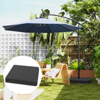 Basisgewichte f¨¹r Sonnenschirmst?nder, Wasserdicht, mit Sand bef¨¹llbar, Kunststoff, 89L x 89B x 10,5H cm, Schwarz