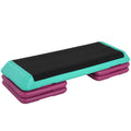 3-Level Aerobic Step 10/15/20cm Steppers for Exercise Workout w/ Non-Slip Top Compact Stepper Home Office Indoor Outdoor Fitness Equipment