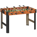 Tischkicker, Tischfußball-Set, 2 Bälle, rutschfeste Griffe, für Kinder und Erwachsene, Punkteanzeige, MDF, Metall, Bunt