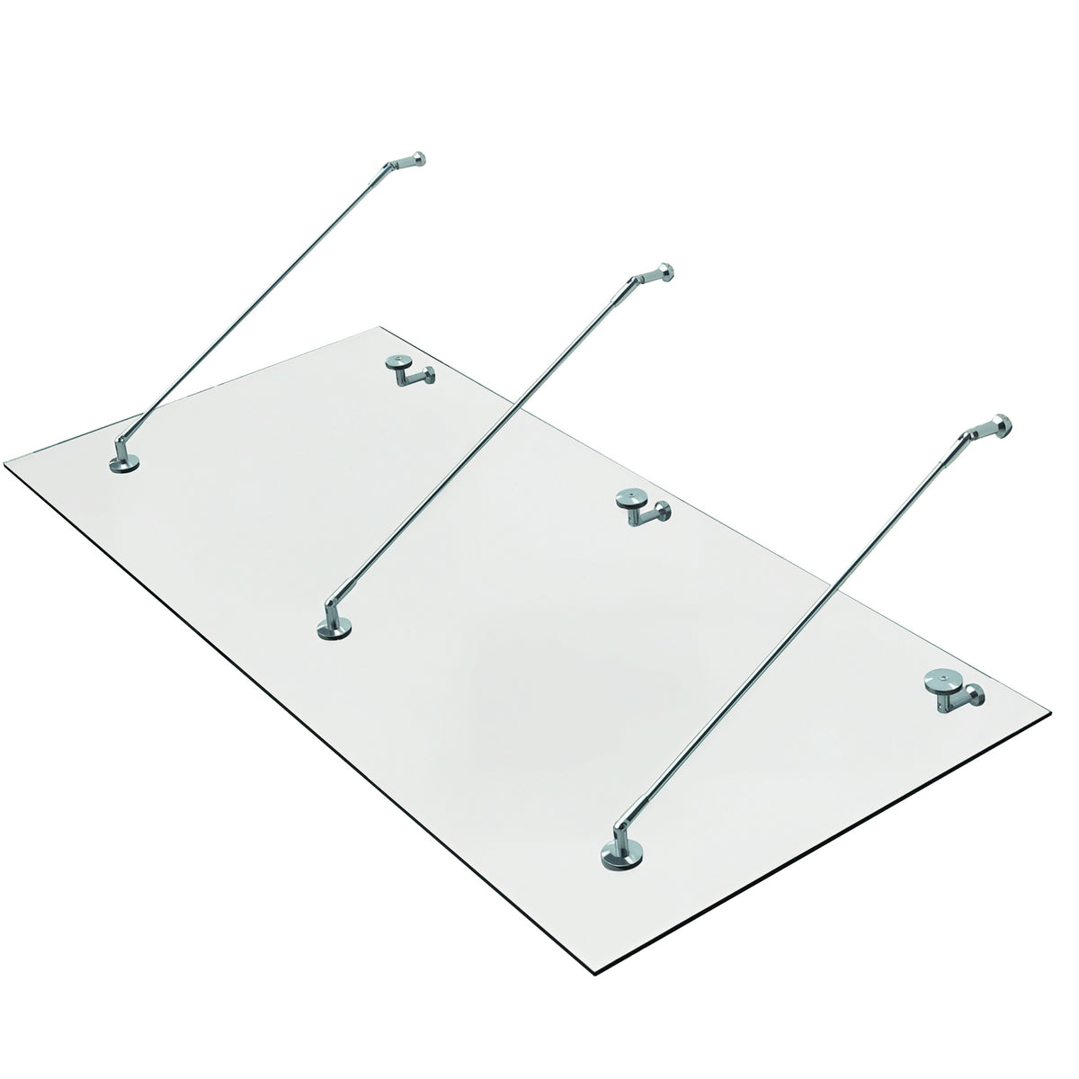 Vordach Glasvordach T¨¹rvordach geh?rtetes Glas(ESG) Edelstahl Klarglas 200x90cm