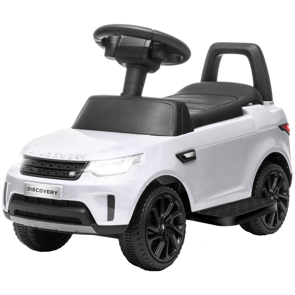 Elektro Kinderauto 6V, Land Rover, Fahr-/Schiebemodus, Scheinwerfer, Musik, Wei?