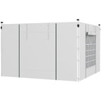 Gazebo Side Panels, 2 Pack Sides Replacement, for 3x3(m) or 3x6m Pop Up Gazebo, with Windows and Doors, White