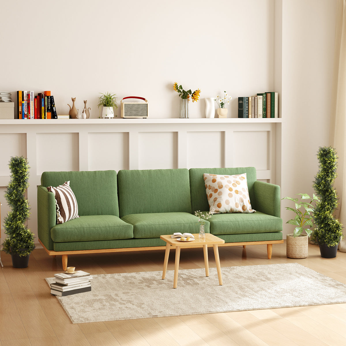 K¨¹nstliche Spiralpflanze, Spiral-Zedernbaum mit Topf, 90 cm, k¨¹nstliche Zeder f¨¹r Au?en- und Innendekoration, Gr¨¹n