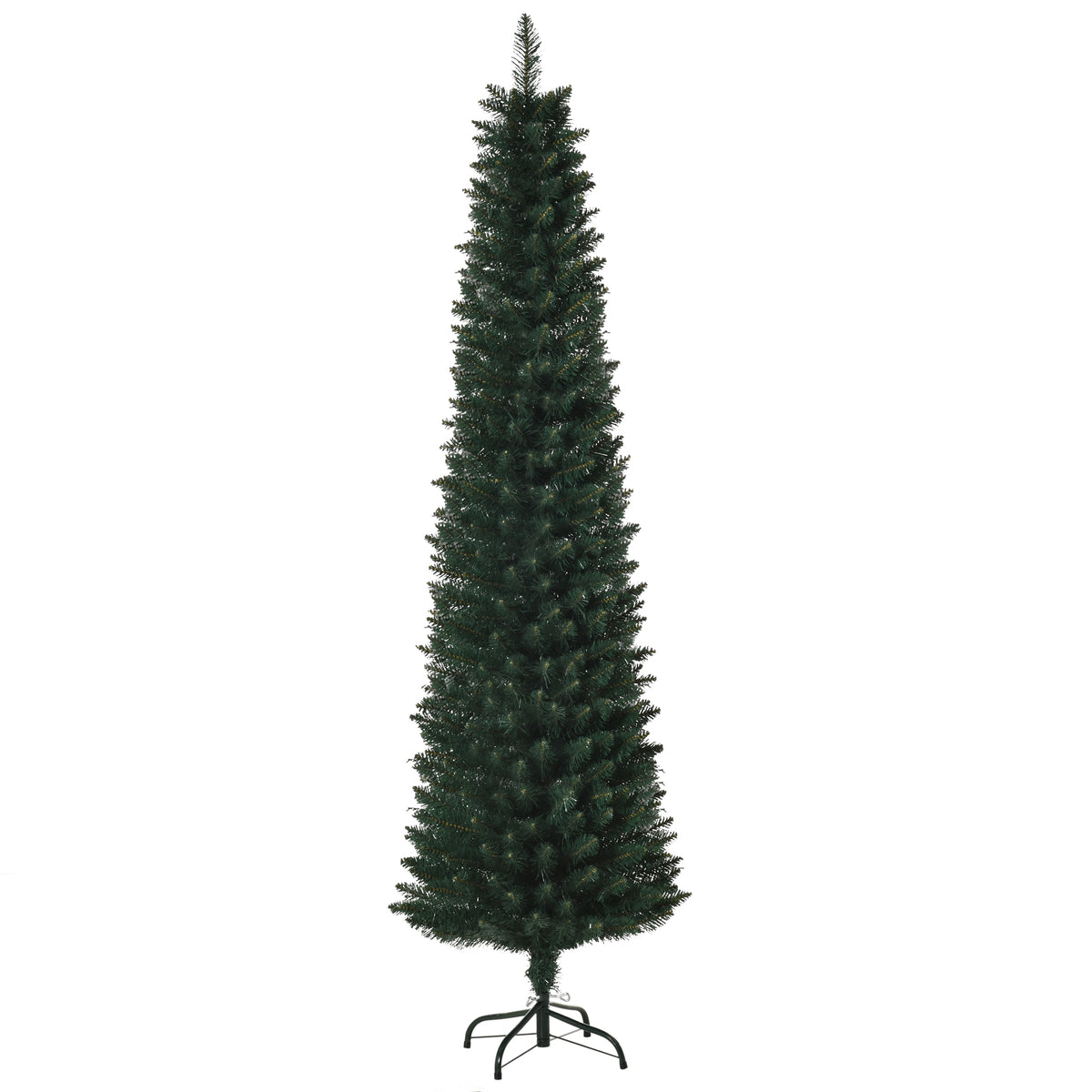 Weihnachtsbaum 180 cm, hoch realistisch, 380 Zweige, feuerfest, stabile Basis, Grün