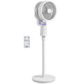 Standventilator Luftzirkulator Lüfter mit 3 Geschwindigkeitsstufen Fernbedienung Timer 70°+90° Oszillation