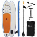 Stand Up Paddling Board Set Aufblasbar 305cm SUP Board mit Aluminium-Paddel abnehmbarer Finne Fußschlaufe