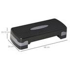 2 Level Aerobic Stepper Adjustable Yoga Step Exercise Fitness Home Gym