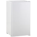 Mini-Kühlschrank, 91 Liter Kapazität, Gefrierfach, verstellbare Fächer, leiser Betrieb, kompakte Größe, Kunststoff, Stahl, Weiß