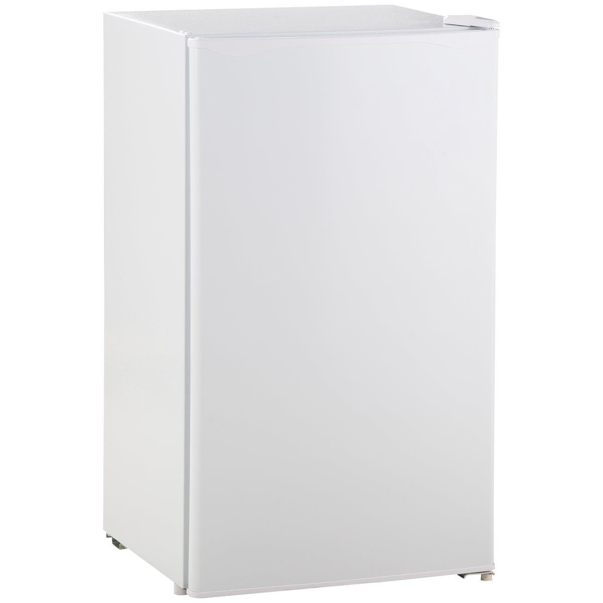 Mini-Kühlschrank, 91 Liter Kapazität, Gefrierfach, verstellbare Fächer, leiser Betrieb, kompakte Größe, Kunststoff, Stahl, Weiß