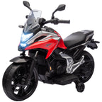 Elektro-Kindermotorrad, Honda, 3 km/h, Musik & Licht, 3-6 Jahre, bis 30 kg, Rot