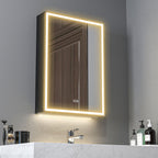LED Mirror Bathroom Cabinet, with Shaver Socket