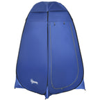 Pop-up Duschzelt, tragbare Toilettenzelt mit Tragetasche Fenster mobile Umkleidezelt WC Zelt Privatsphäre Toilette Umkleidekabine Wurfzelt Lagerzelt für Outdoor Camping Strand