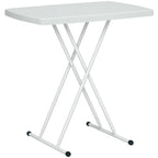 Minimal Folding Outdoor Table - White
