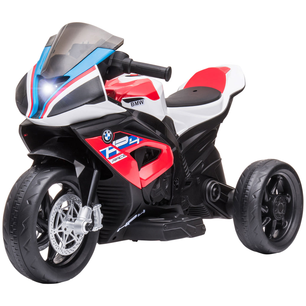 Kindermotorrad, Elektromotorrad, Scheinwerfer, 3 Musikmodi, f¨¹r Kinder 1,5-5 Jahre, Rot, 82,5 x 42 x 54cm