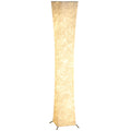 Stehlampe mit Papierschirm, Fußschalter, 3 Helligkeitsstufen, Weiß