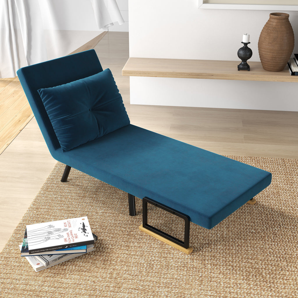 Relaxsessel im Skandidesign, Liegesessel, Lesesessel. ink. Kissen mit Knopfhefung, Schwarz + Natur