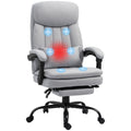 B¨¹rostuhl mit Massage- & Heizfunktion, verstellbar, bis 120 kg, 66 x 67 x 110-118 cm Grau