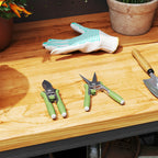 Gartenwerkzeug Set 2 St¨¹ck Garten Werkzeug aus Edelstahl Gartenger?te mit Gartenschere Astschere Gr¨¹n+Silber
