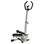 Stepper Heimtrainer für Zuhause mit LCD-Bildschirm einstellbare Geschwindigkeit Metall ABS 55 x 53 x 118-128 cm