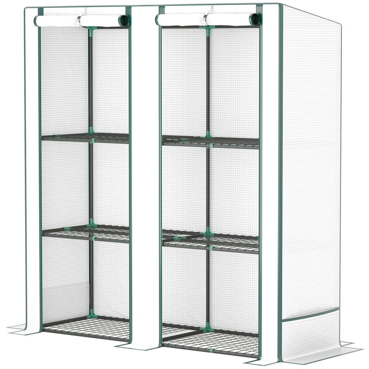 Three-Tier Mini Greenhouse - White