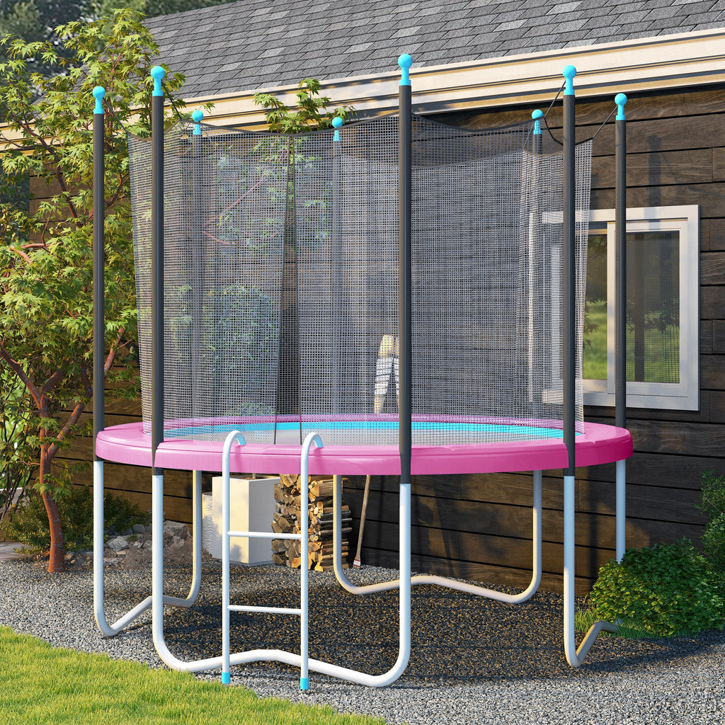 Ersatz-Randabdeckung für Trampoline, wasserfest, reißfest, Ø244 cm, Rosa