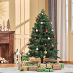 Weihnachtsbaum Ø90 x 180 cm, künstliche Tanne, realistisches Nadelkleid, Grün
