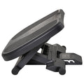 0-30° Three-Height Under-Desk Support Footrest - Black