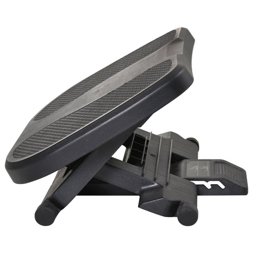 0-30° Three-Height Under-Desk Support Footrest - Black