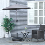Sonnenschirmst?nder Sonnenschirmhalter, wetterbest?ndig, bef¨¹llbar, ?55 x 38H cm, Schwarz
