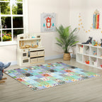 Foldable Baby Play Mat Double-Sided, Reversible Foam Soft Crawling Mat for Toddlers, for Bedroom, Nursery and Playroom
