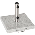 25kg Garden Umbrella Base Durable Parasol Holder Patio Furniture Outdoor Sunshade Marble Stand