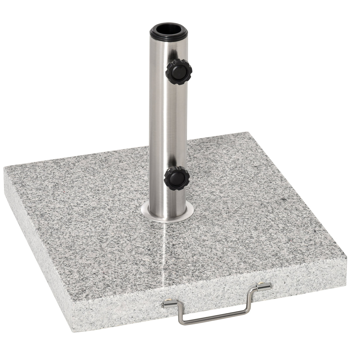 25kg Garden Umbrella Base Durable Parasol Holder Patio Furniture Outdoor Sunshade Marble Stand
