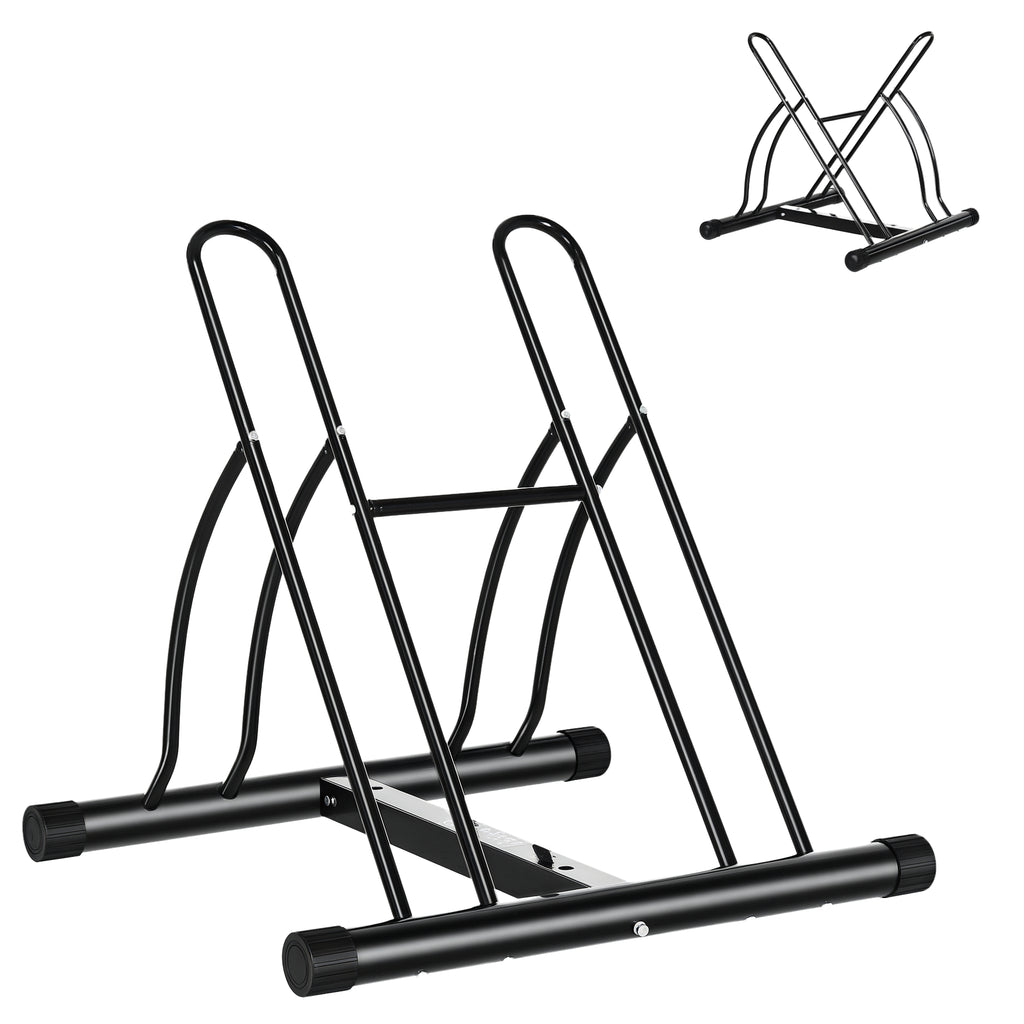 Fahrradständer, Montageständer, Fahrrad Zubehör, Metall, Schwarz, 60 x 54 x 57