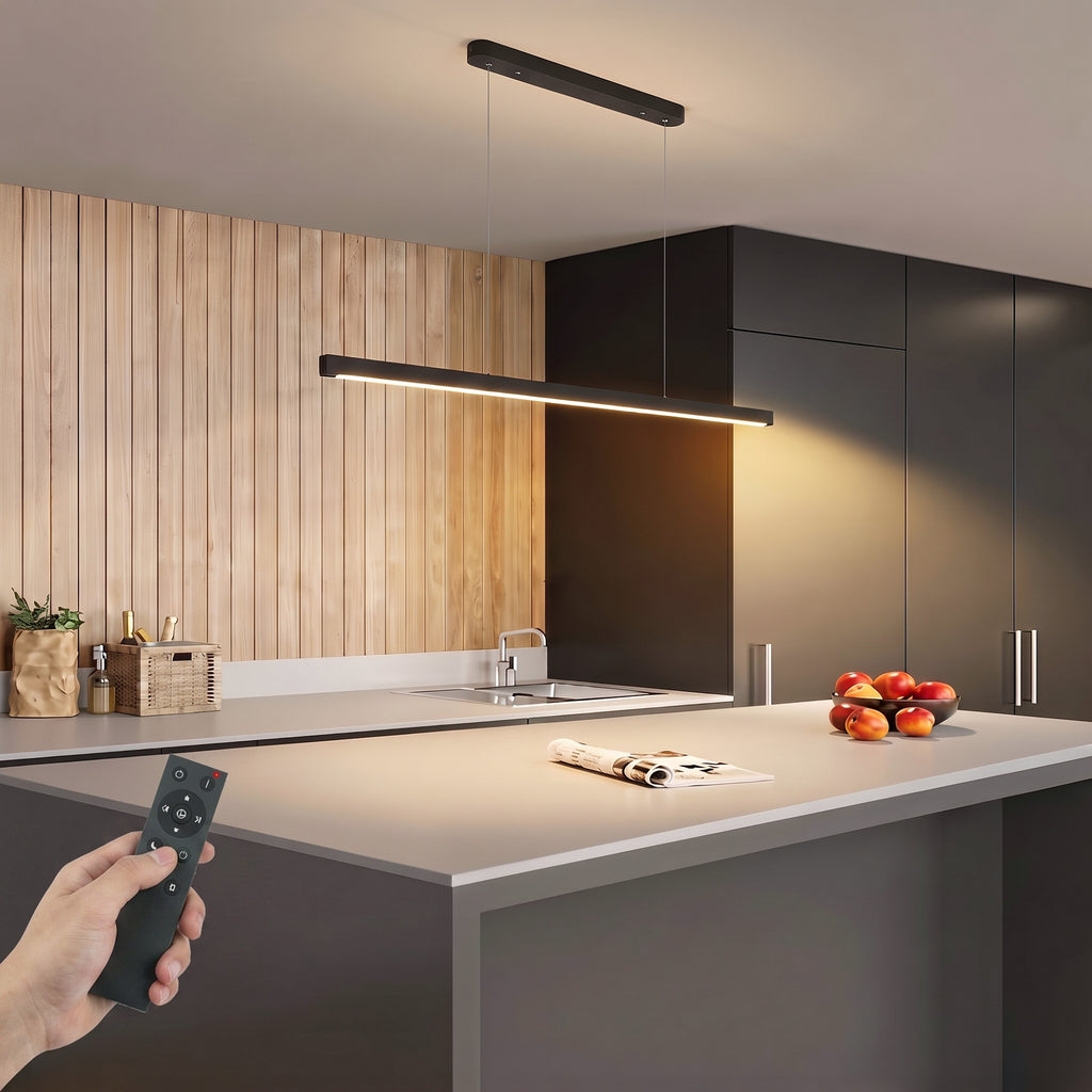 Pendelleuchte mit Fernbedienung und Speicherfunktion, Dimmbar mit einstellbaren Farbtemperaturen