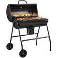Steel Charcoal BBQ, with Ash Catcher and Warming Rack