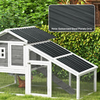 Set of 12 Corrugated Steel Roof Sheet Panels - Dark Grey