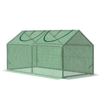  Mini Greenhouse, Small Plant Grow House for Outdoor with Durable PE Cover, Observation Windows, 120 x 60 x 60 cm, Green