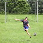 Fußballtor wetterfest, robustes Netz, stabiler Metallrahmen, einfacher Aufbau, 300 x 200 x 120 cm