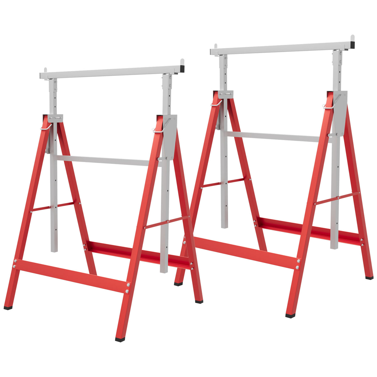 2 x Ger¨¹stbock, Unterstellbock, Stahl, Rot