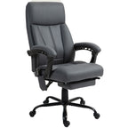 B¨¹rostuhl mit Massagefunktion & Heizfunktion, Fu?st¨¹tze, bis 120 kg, Dunkelgrau