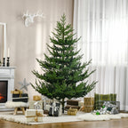 Künstlicher Weihnachtsbaum 180 cm Kieferbaum künstlich mit 795 Spitzen, klappbar Füße Stahlrahmen