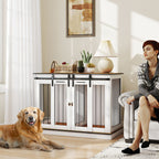 Dog Crate Furniture for Large Dogs, Double Dog Cage for Small Dogs