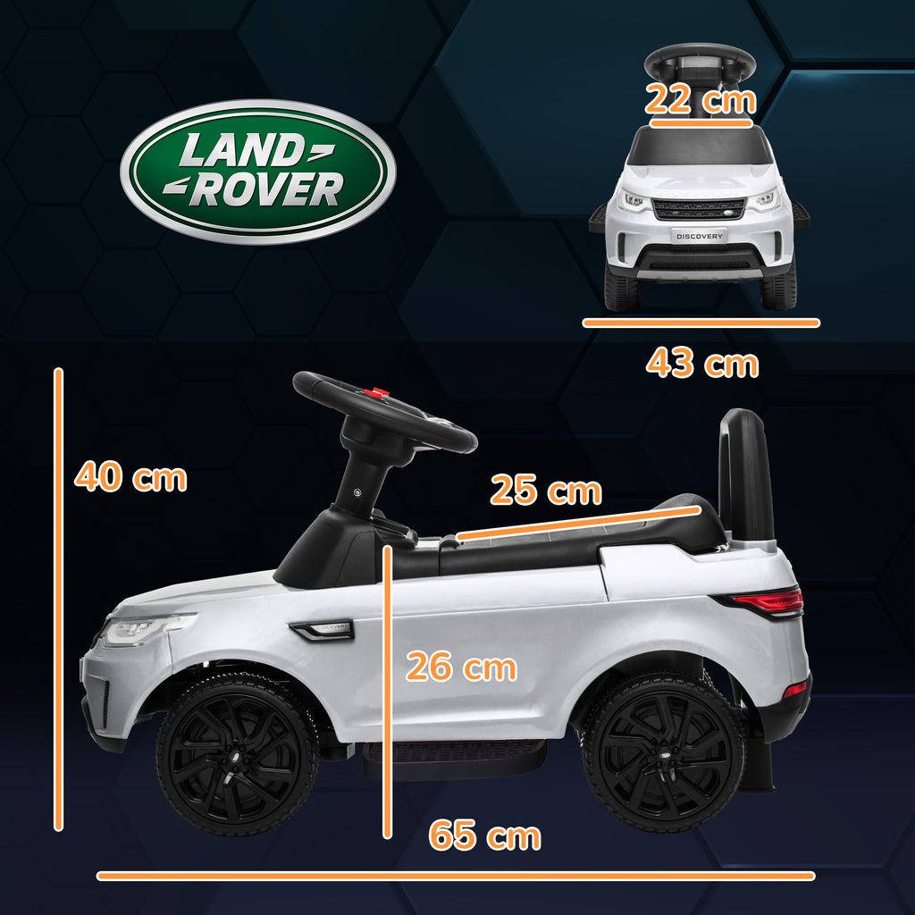 Elektro Kinderauto 6V, Land Rover, Fahr-/Schiebemodus, Scheinwerfer, Musik, Wei?