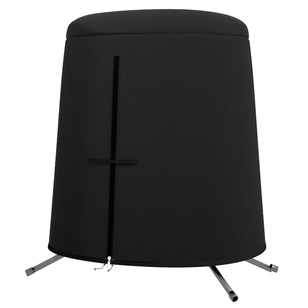 196 x 230 cm Hanging Egg Chair Protective Cover - Black
