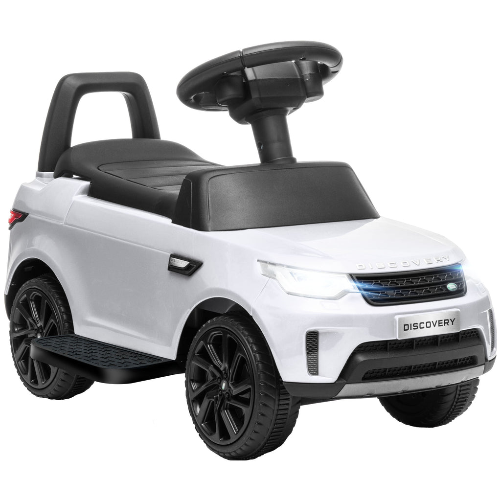 Elektro Kinderauto 6V, Land Rover, Fahr-/Schiebemodus, Scheinwerfer, Musik, Wei?